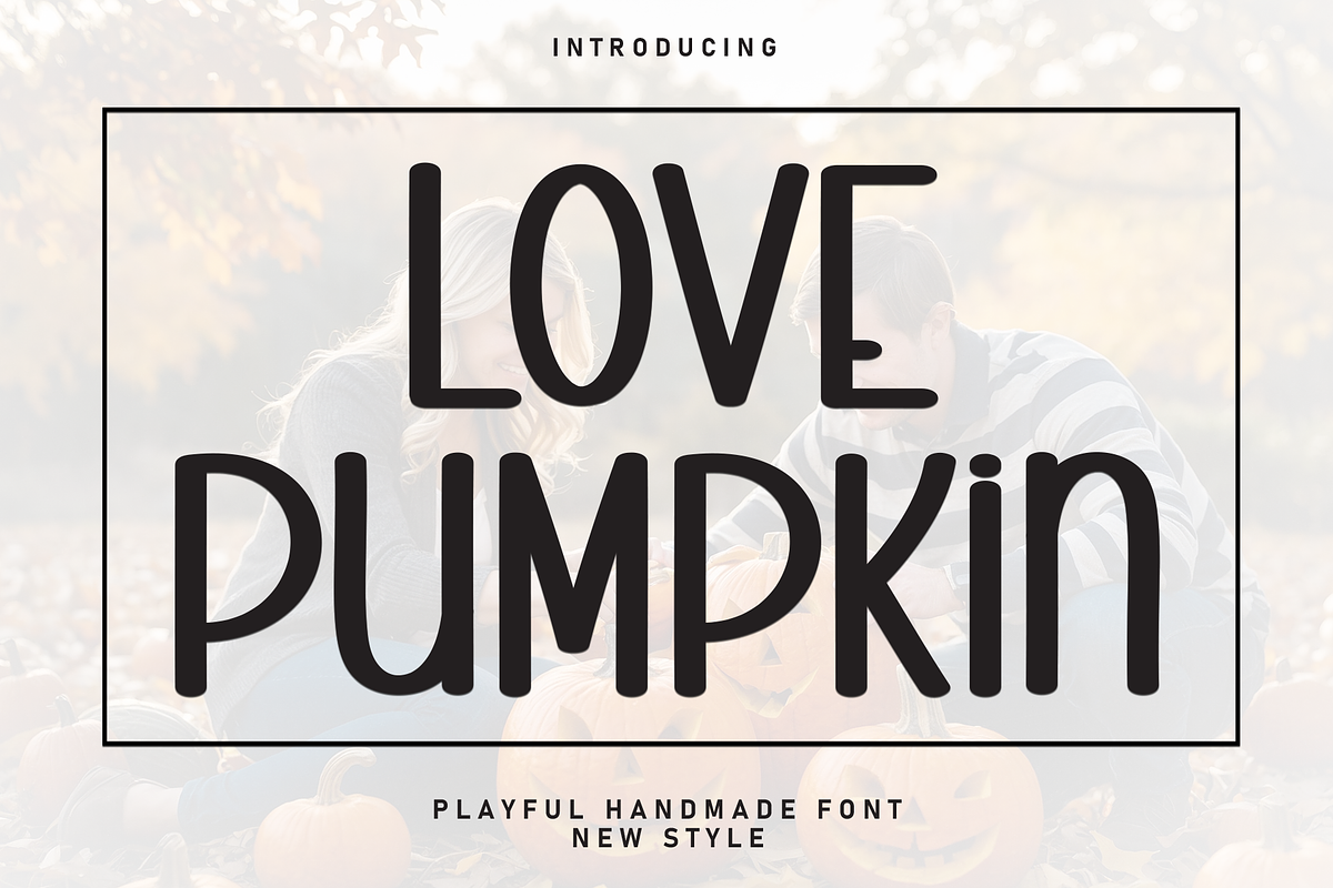 Love Pumpkin | Script Font, a Script Font by Scratchones (Photo 1 of 8)