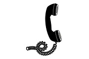 A classic vintage phone silhouette, an Illustration by Amazin_art (Thumbnail 3 of 25)