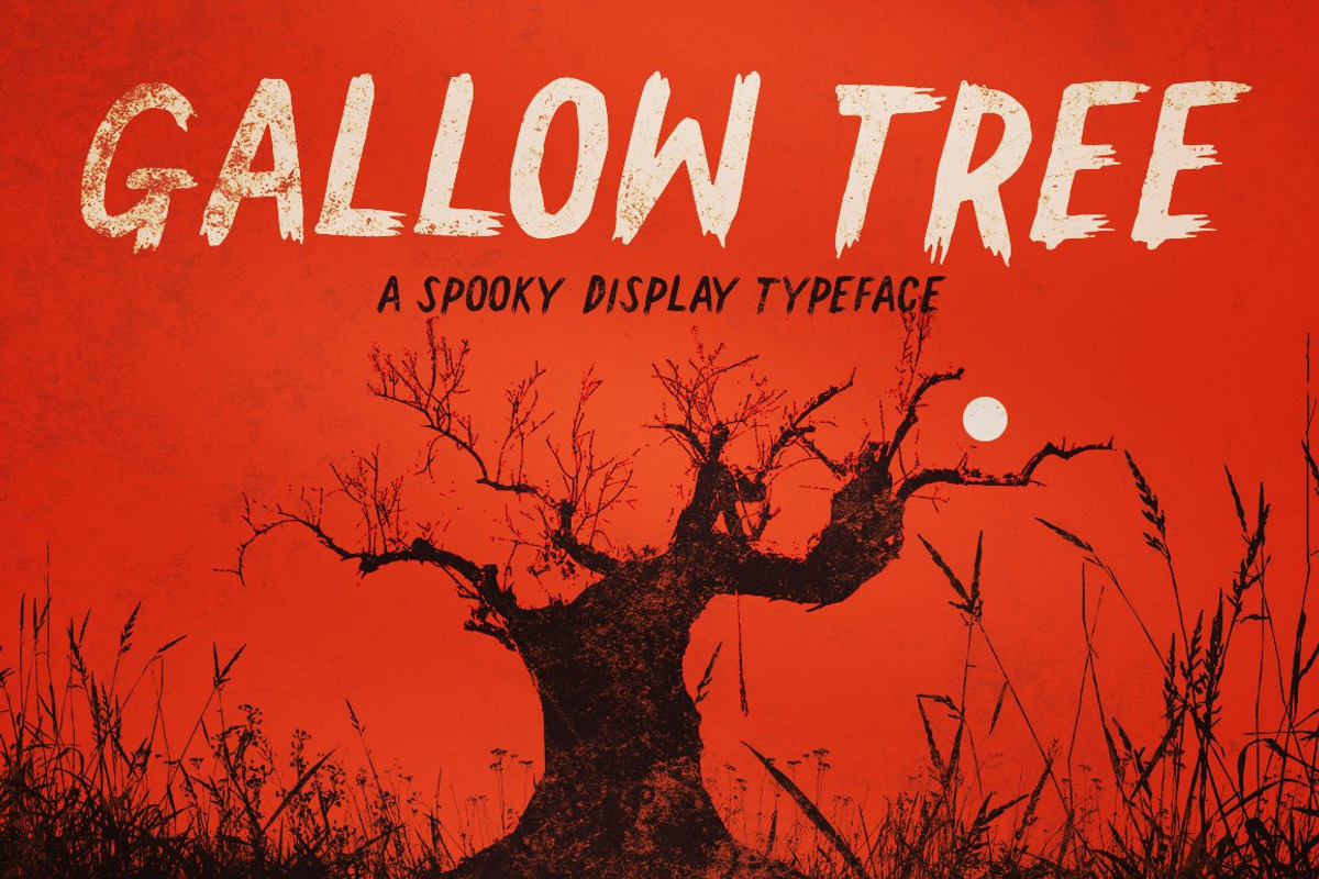 Display font Gallow Tree, a Font by Itsmesimon (Photo 1 of 6)