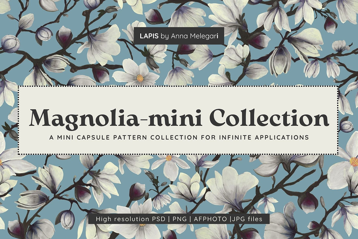 Magnolia Collection, a Decorative Illustration by StudioLapis (Photo 1 of 7)