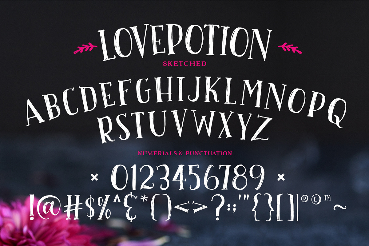 The Lovepotion Font Collection preview 7