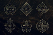 24 Art Deco Badges, a Branding & Logo Template by Tugcu Design Co. (Thumbnail 3 of 5)