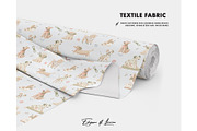 Neutral playful dogs pattern, a Pattern Graphic by Milatoo (Thumbnail 3 of 3)