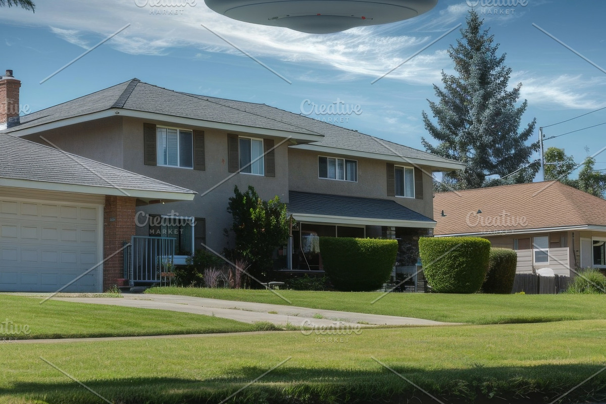 97 UFO objects flying in the sky, a Transportation Photo by Handmadefont (Photo 56 of 101)