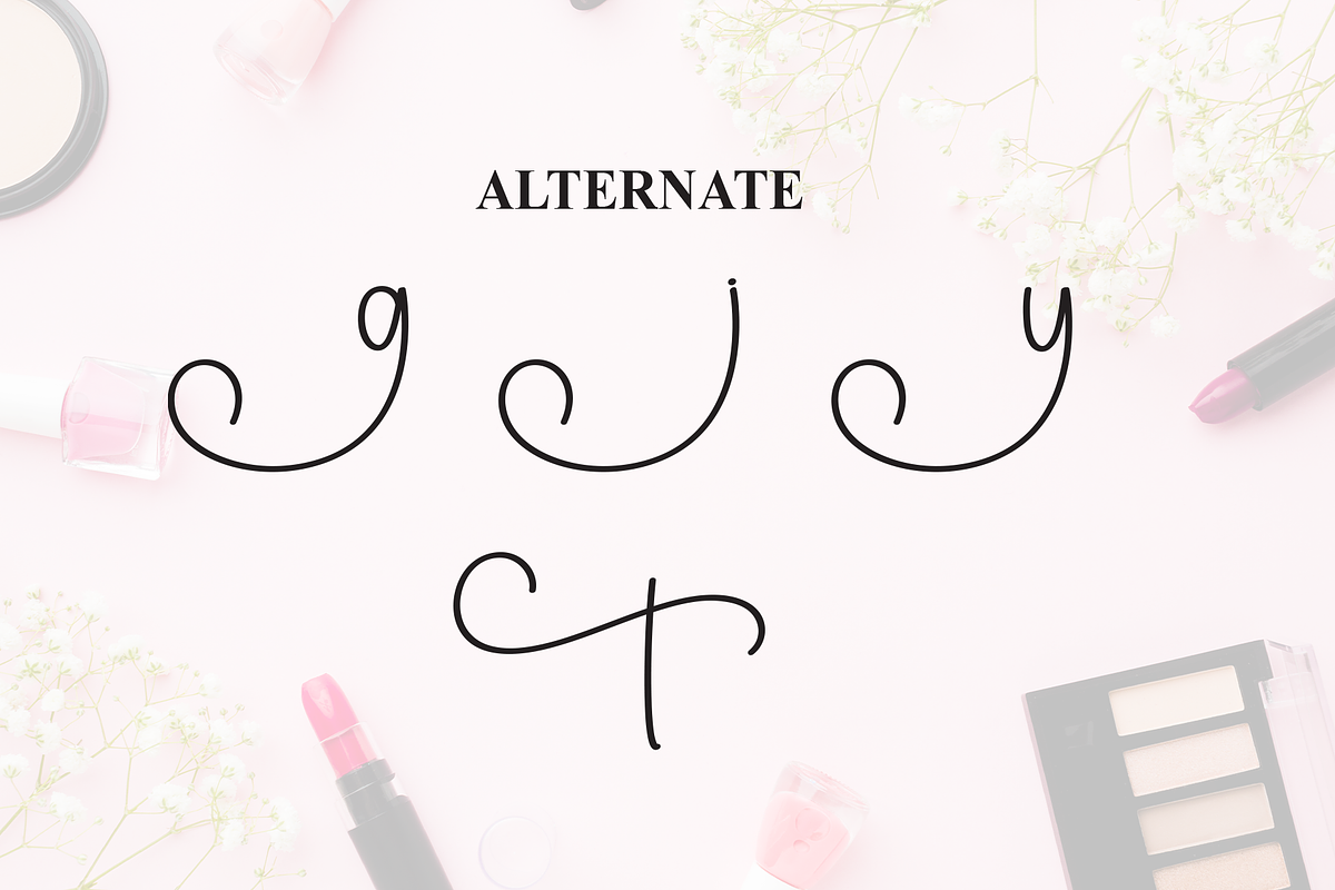 Beauty | Script Font, a Handwritten Font by Scratchones (Photo 7 of 9)