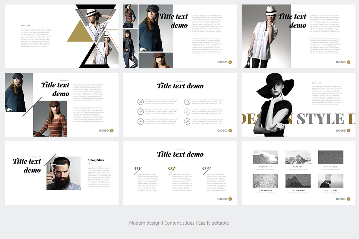 ONE Modern PowerPoint Template, a Presentation Template by HiSlide.io (Photo 4 of 8)