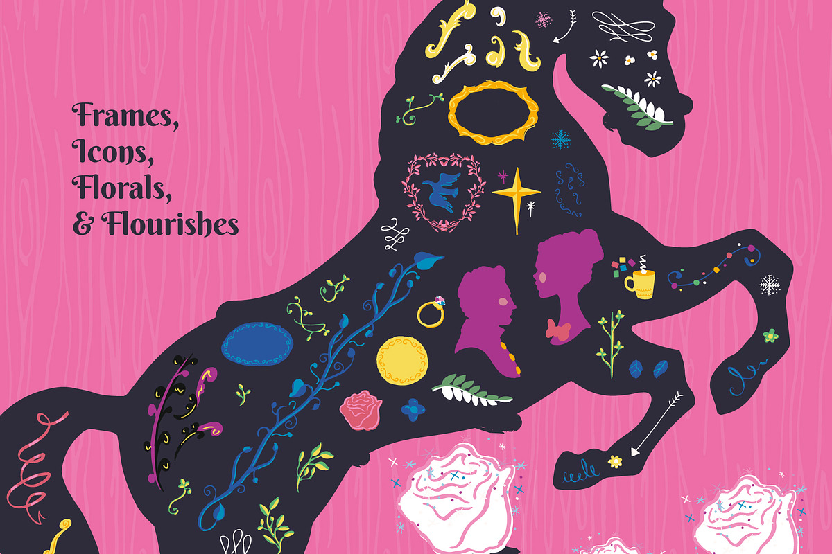 Classical Fairy Tale Graphics Bundle, a Decorative Illustration by Wingsart Studio (Photo 3 of 11)