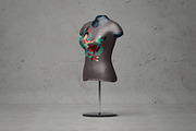 Female T-Shirt Mannequin Mock-Up, an Advertising Mockup by MassDream (Thumbnail 3 of 12)