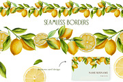 Lemons hand drawn clip art, a Food Illustration by Navenzeles (Thumbnail 6 of 8)