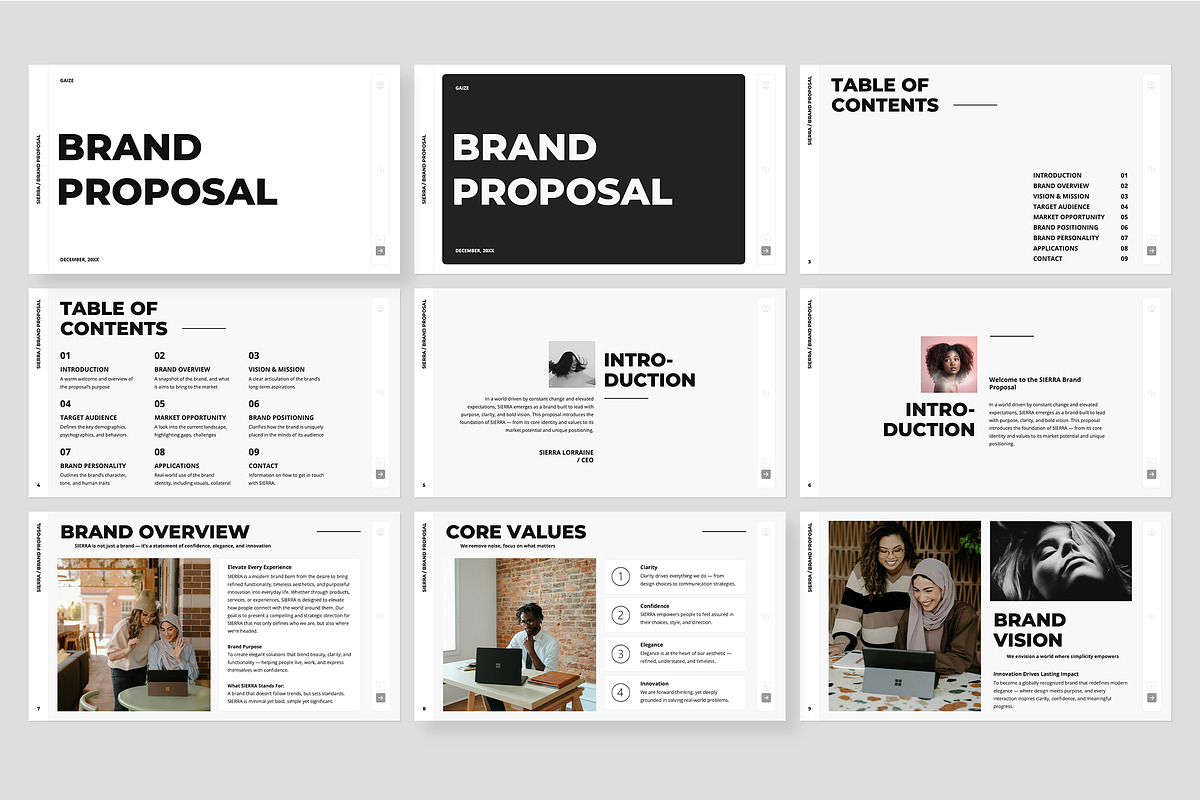 Brand Proposal Google Slides Template preview 5