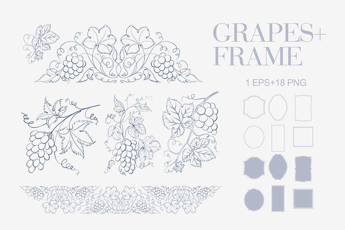 50% OFF. Pinot Noir Grapes, a Food Illustration by Kotkoa (Photo 3 of 9)
