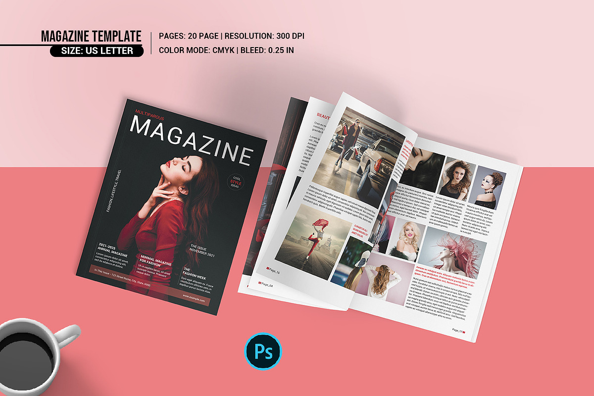 Magazine Template, a Magazine Template by retrographix (Photo 1 of 5)