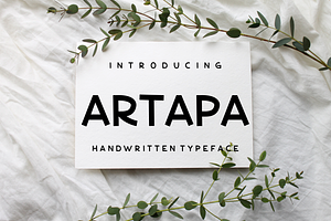 Artapa Handwritten Typeface