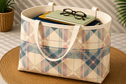 Plaid & Gingham Seamless Patterns, a Pattern Graphic by Canvas Craft (Thumbnail 6 of 9)