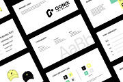 GONIX | Brand Identity Figma & Canva, a Branding & Logo Template by Artisan Vibes (Thumbnail 4 of 11)