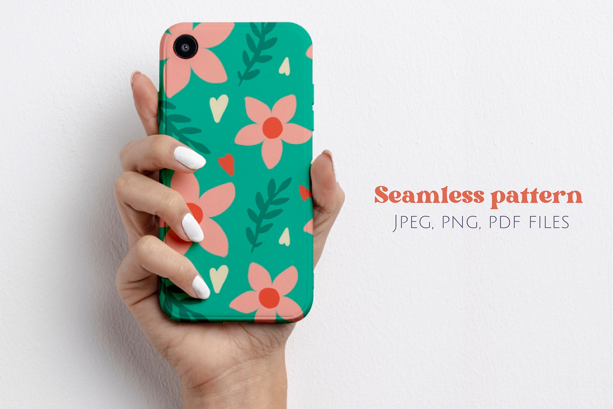 Hand painted seamless pattern, a Pattern Graphic by Marge Art (Photo 2 of 2)