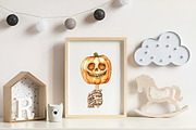 Halloween on Beach Clipart Bundle, an Illustration by CreationArt (Thumbnail 2 of 9)