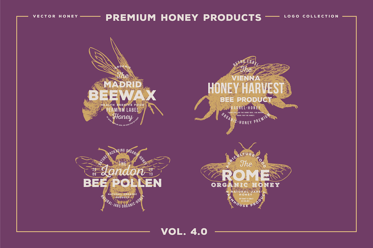 HAND DRAWN VINTAGE EMBLEMS VOLUME 4, a Branding & Logo Template by pawellpi (Photo 3 of 15)