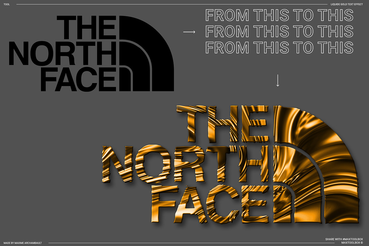 LIQUID GOLD TEXT EFFECT, a Branding & Logo Template by MAX TOOLBOX (Photo 5 of 8)