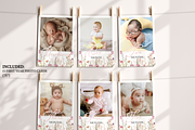 Floral Baby First Year Photo Banner, an Invitation Template by Digital_Mind (Thumbnail 3 of 5)