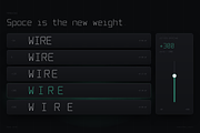 Mono Wire - Minimal Monospace Type, a Sans Serif Font by HipFonts (Thumbnail 17 of 26)