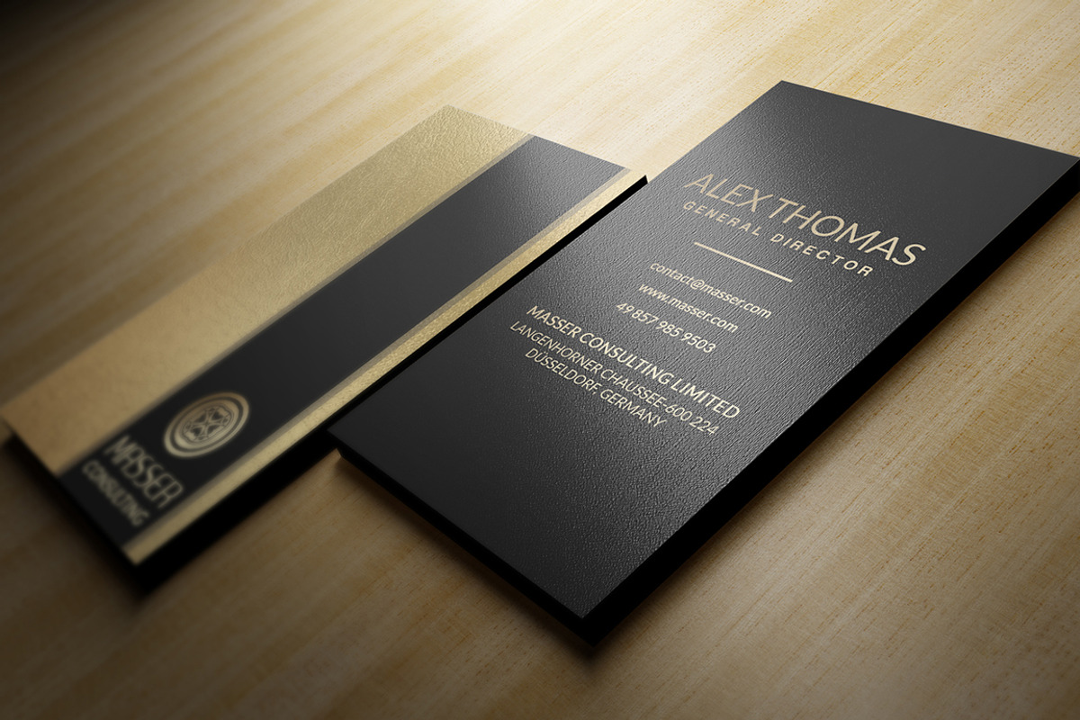Gold Foil Business Card, a Business Card Template by Marvel (Photo 4 of 5)
