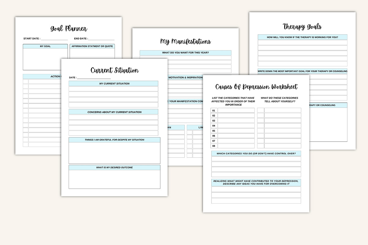 Anxiety & Depression Workbook preview 5