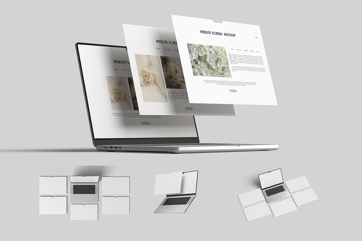 Laptop Screen Mockup, a Mac Mockup by Graphicbars (Photo 1 of 11)