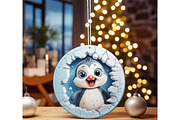 Christmas Ornament Mockups for Canva, a Merchandise Mockup by NoemieDesigns (Thumbnail 8 of 8)
