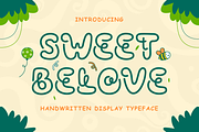 Sweet Belove – Playful Handwritten, a Handwritten Font by Mahesans Co (Thumbnail 1 of 10)