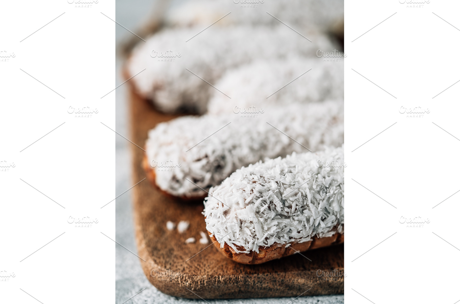 Healthy eclairs with coconut, a Food & Drink Photo by Fascinadora