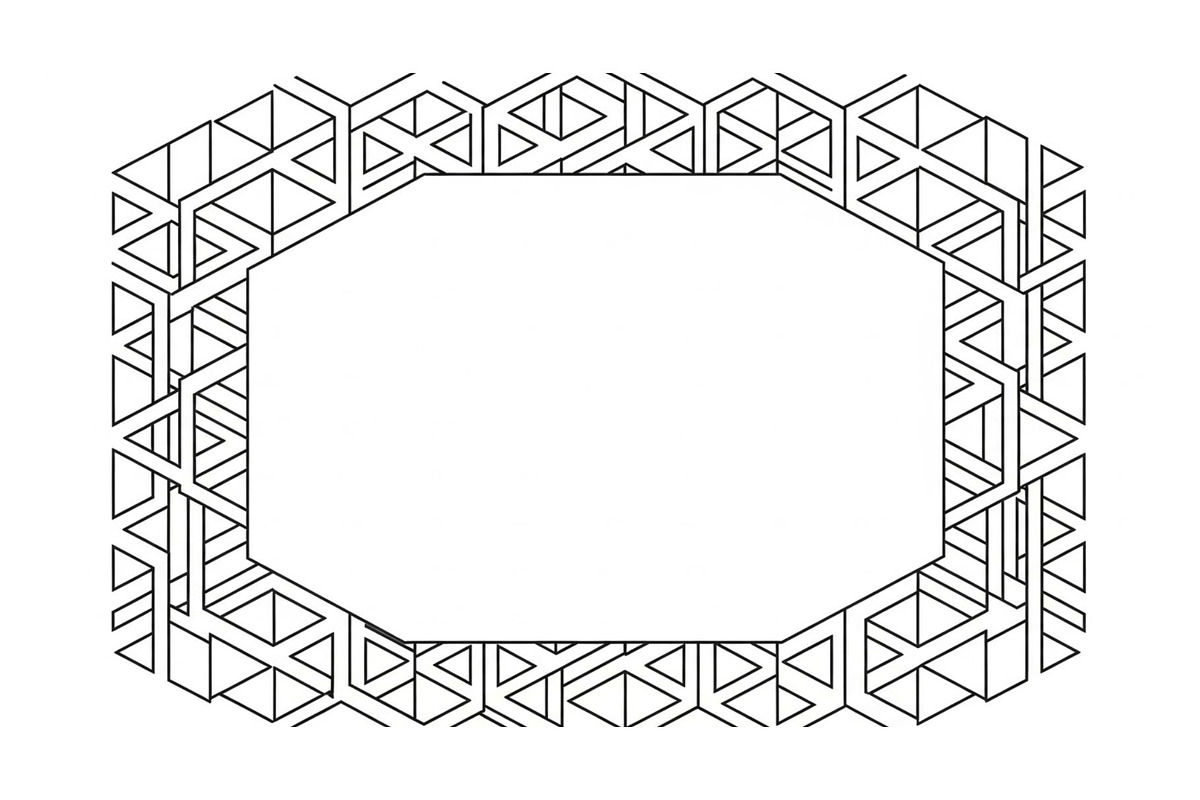 Polygon Frame & Label Bundle, an Illustration by Creativeshirt (Photo 36 of 51)