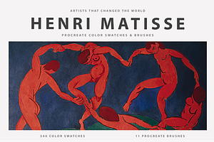 Henri Matisse Procreate Brushes, a Brush Add-On by Digi Life