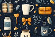 Happy Father’s Day Themed Paper, a Background Graphic by Printable Treasure (Thumbnail 5 of 5)