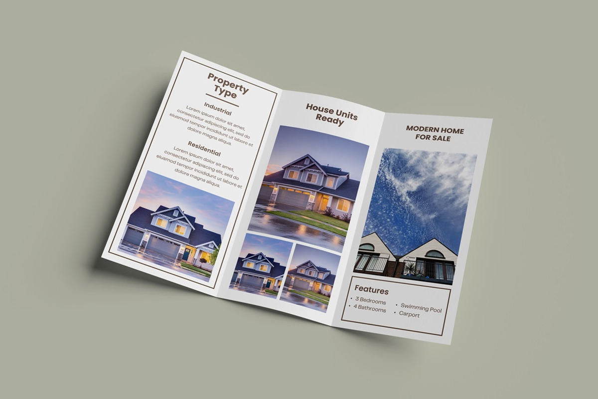 DL Tri-Fold Brochure Mockup, an Advertising Mockup by GraphicWindow (Photo 5 of 7)