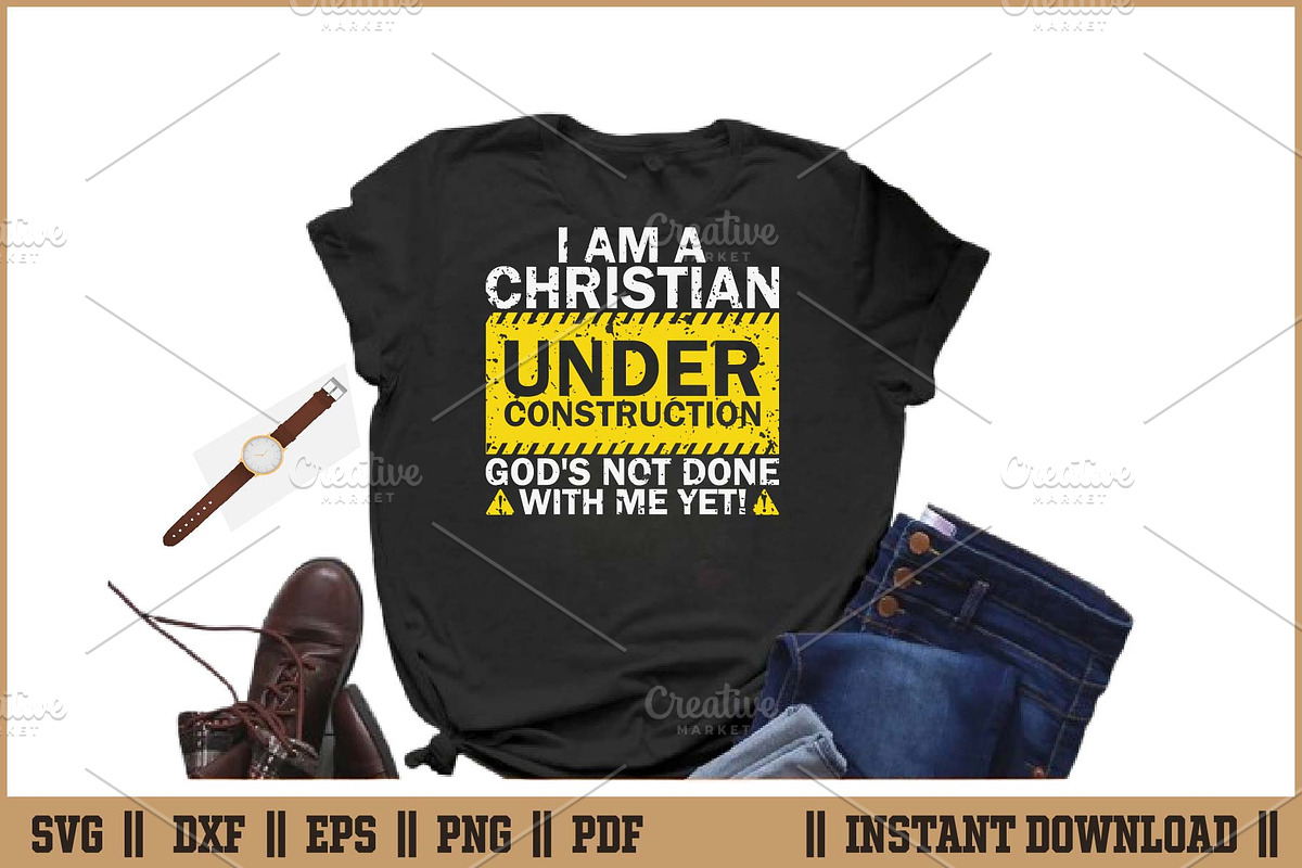 Funny Christian Under Construction, a Work Illustration by Handy Arts Studio (Photo 2 of 3)