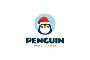 Penguin Simple Mascot Logo, a Branding & Logo Template by Artnivora.Std