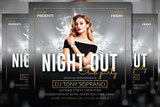 Party Flyer Template, a Flyer Template by UP Studio (Thumbnail 1 of 6)