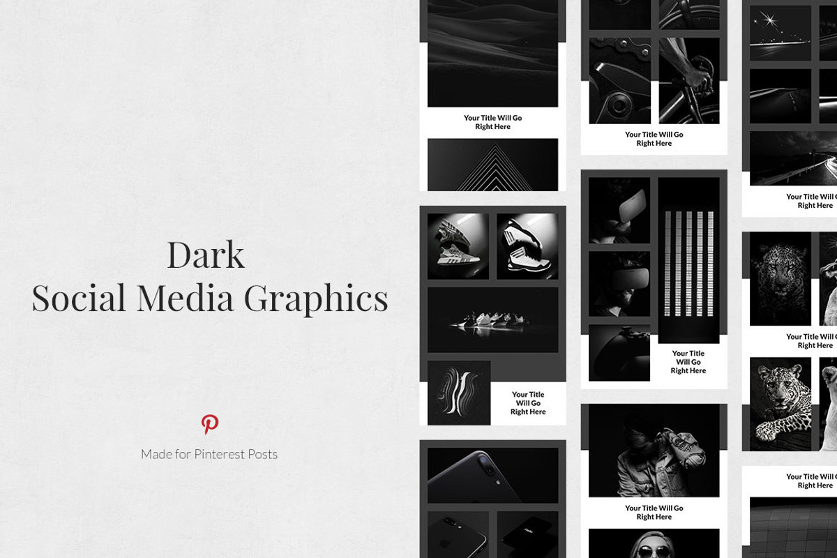 Dark Pack, a Social Media Template by Social Corner Graphics (Photo 7 of 8)