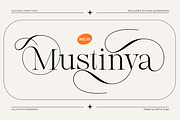 Mustinya, a Serif Font by Zafiratype (Thumbnail 1 of 11)