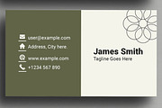 Simple Business Card Layout, a Business Card Template by ContestDesign (Thumbnail 4 of 4)