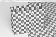 Large Cardboard Shopping Bag Mock-Up, a Packaging Mockup by MassDream (Thumbnail 7 of 9)
