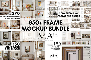 850 Frame Mockups Bundle