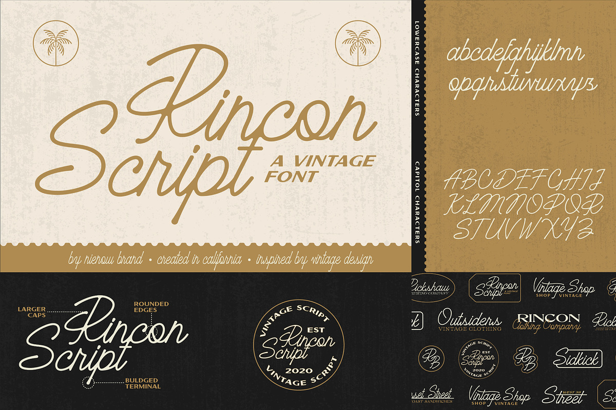 The Vintage Font Bundle, a Font by NienowBrand (Photo 10 of 14)