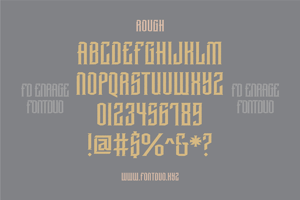 Enrage Gothic Font Bundle, a Blackletter Font by FontDuo (Photo 5 of 6)