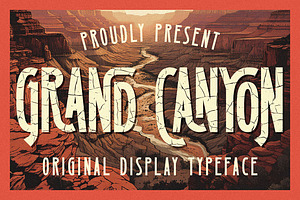 Grand Canyon ArtDeco Style Font