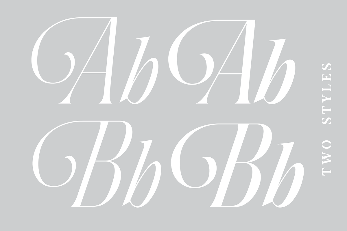 Aliase: Cursive Modern Font, a Script Font by Andfonts (Photo 2 of 6)