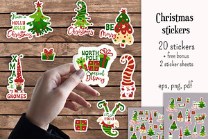 Christmas Stickers.