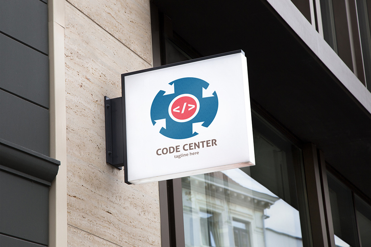 Code Center Logo, a Branding & Logo Template by Design_Planet