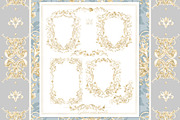 Gold Baroque crest frame png, a Decorative Illustration by WonderWonder (Thumbnail 2 of 13)